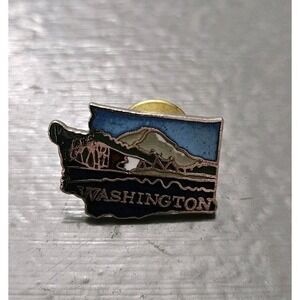 MAFCO Washington State Souvenir Lapel Hat Pin State Outline